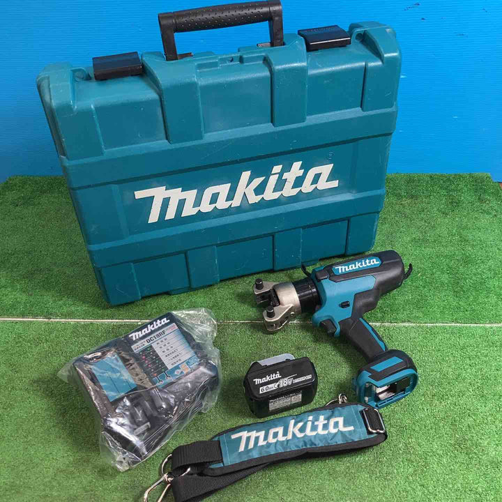 【中古品】★マキタ(makita) コードレス圧着機 TC300DRG ◇バッテリー充電数5回、充電器新品！【岩槻店】