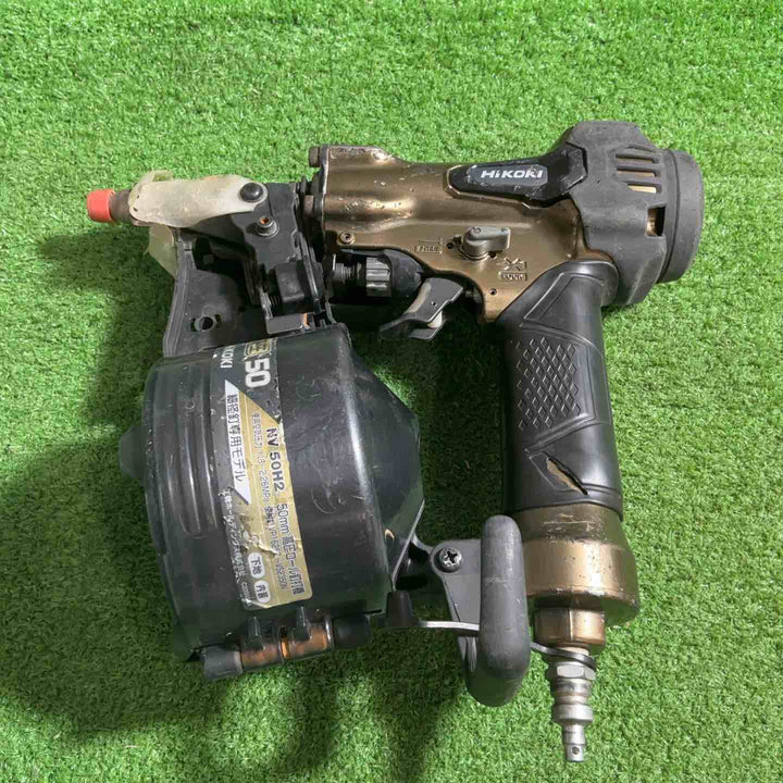 ★ハイコーキ(HIKOKI ※旧:日立工機) 高圧エア釘打ち機 NV50H2 動作確認済【川口店】
