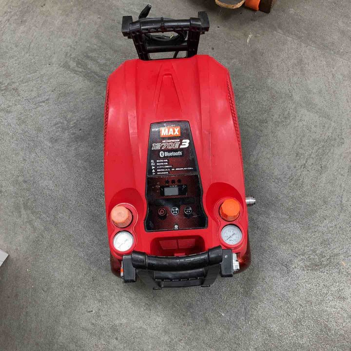 ★マックス(MAX) エアコンプレッサー AK-HH1270E3_レッド【川崎店】