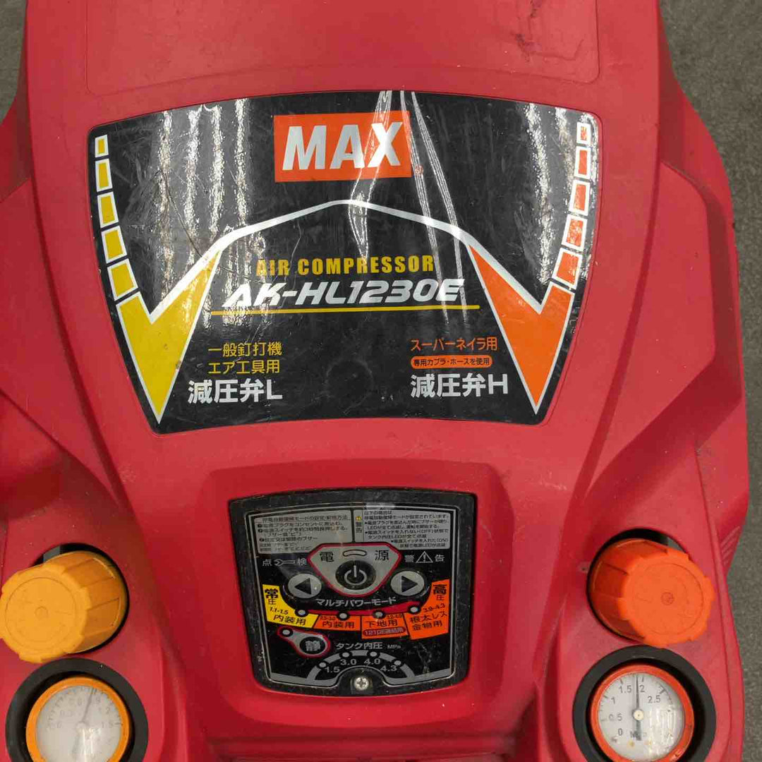 【現状品】★マックス(MAX) エアコンプレッサー AK-HL1230E【川崎店】