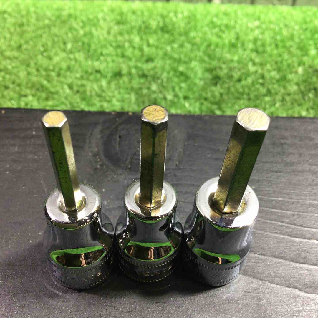 スナップオン(Snap-on) 3/8ヘックスソケット 3点セット FAMシリーズ FAM6Aのみ旧ロゴです 【川口店】