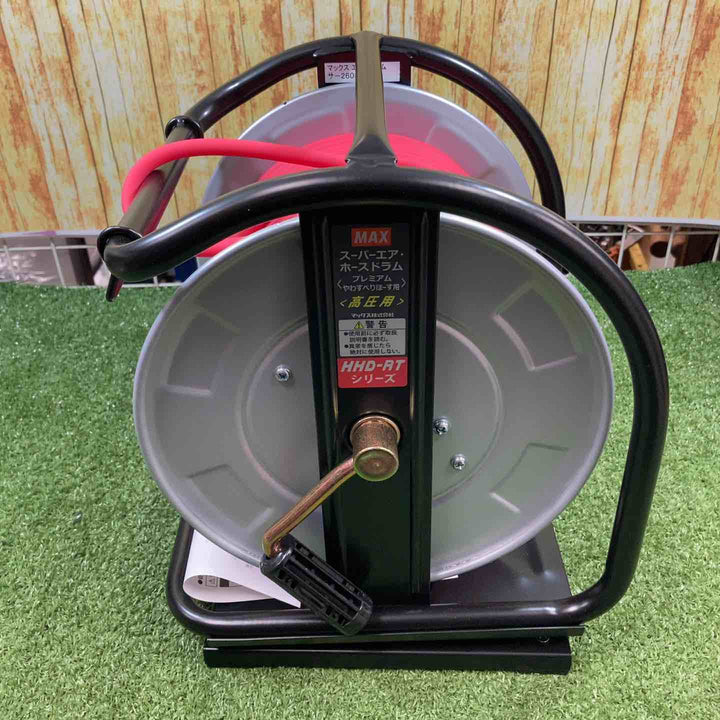 ◇MAX  ホースドラム プレミアムやわすべりほーす 高圧用エアホース HHD-RT5030S2 AH96488【川崎店】