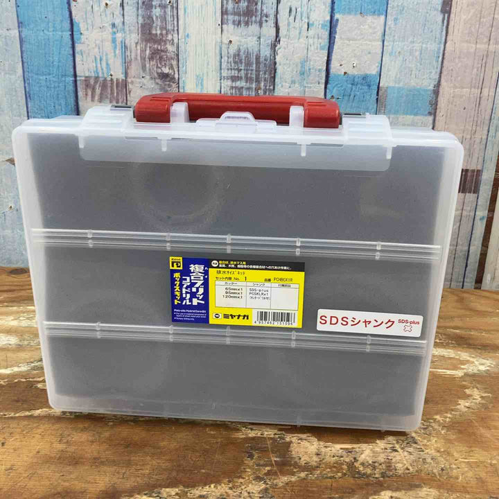 ▼ミヤナガ ハイブリッドコアドリル BOXキット PCHBOX1R【柏店】