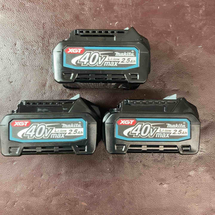 【未使用品(店頭展示品)】 マキタ(makita) リチウムイオンバッテリー 40Vmax/2.5Ah BL4025 3点まとめ 【東大和店】