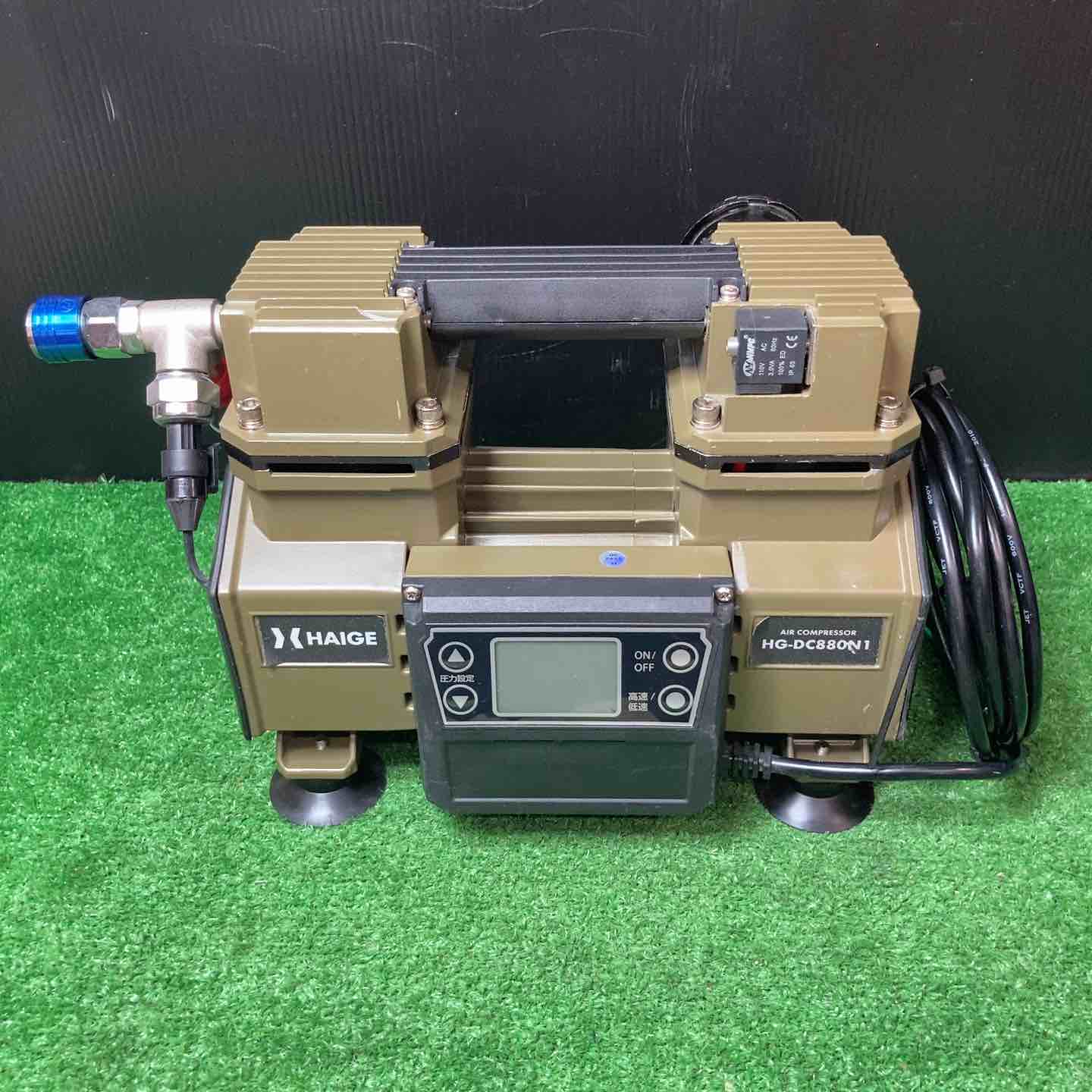ハイガー(HAIGE) エアーコンプレッサー タンクレス HG-DC880N1【岩槻店