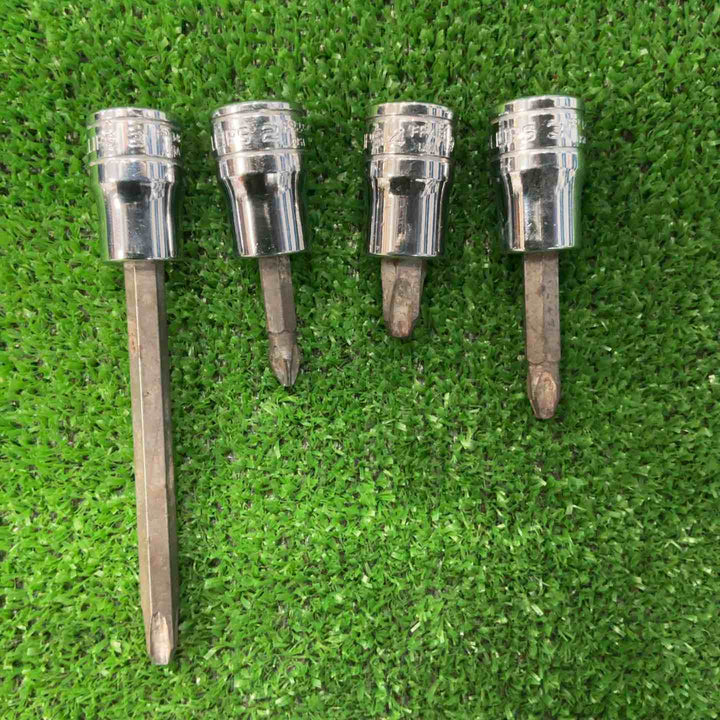 スナップオン(Snap-on) 3/8 プラスビットソケット FP22・32・34・41E 4個セット【草加店】