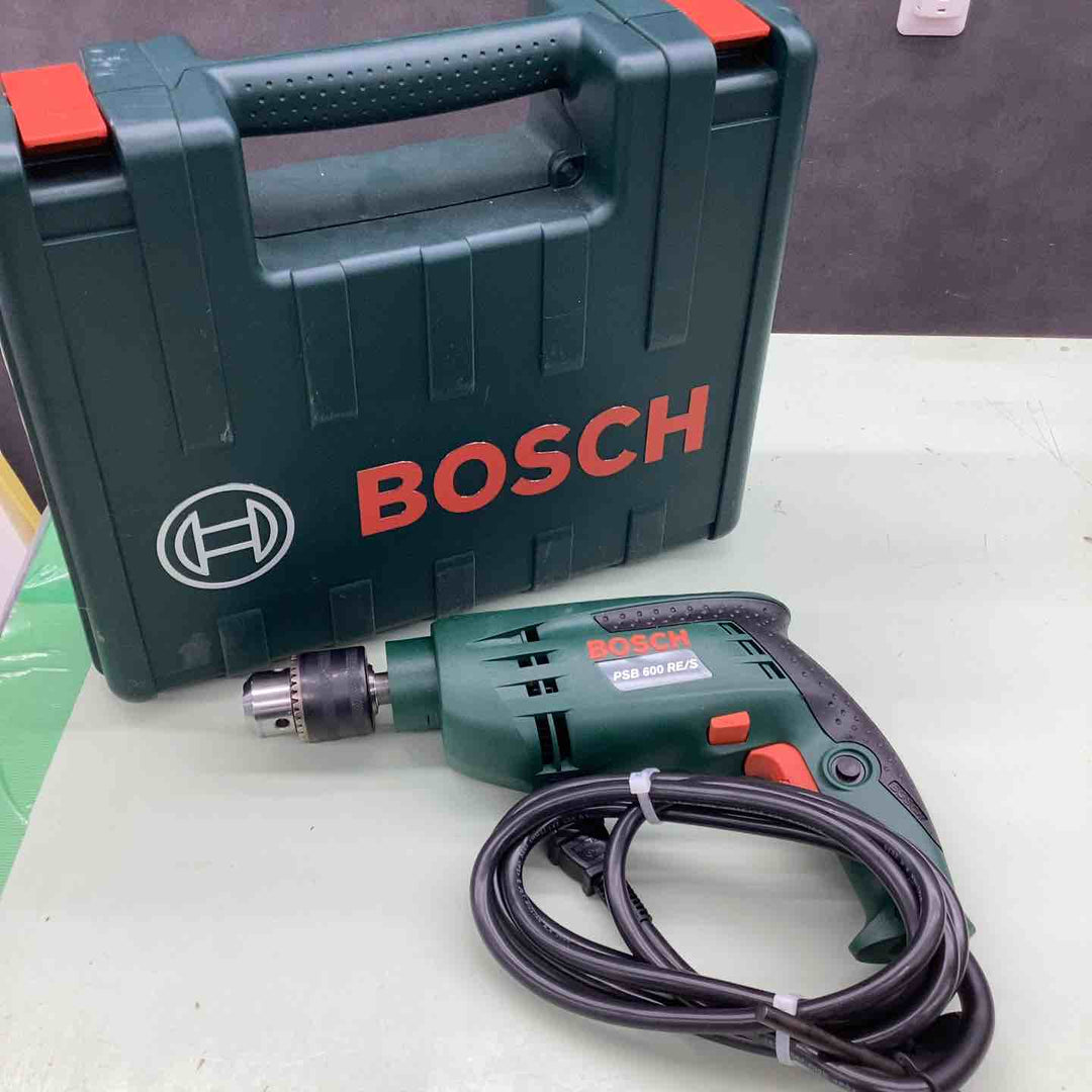ボッシュ(BOSCH) 振動ドリル PSB600RE/S 振動ドリル 正転 逆転 アクセサリーセット付属 コンクリート モルタル タイル 石材 ブロック 硬質材 穴あけ 【越谷店】