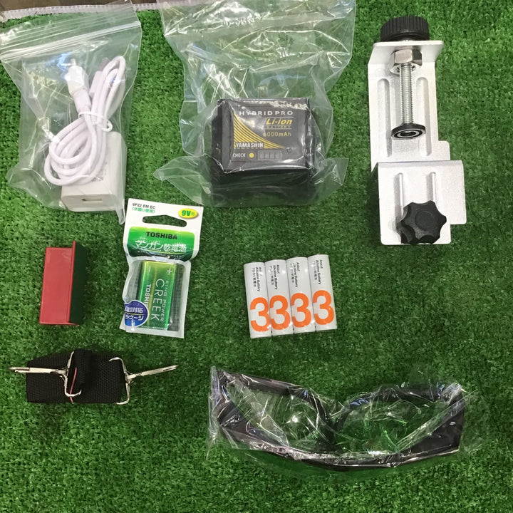 【未使用】山真製鋸(Y'sGOD JAPAN) 電子整準式レーザー墨出し器 LDR-9s【草加店】