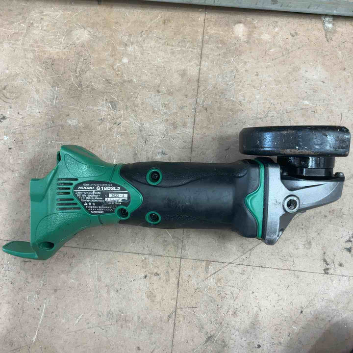 ★ハイコーキ(HIKOKI ※旧:日立工機) 100mmコードレスディスクグラインダ G18DSL2(NN)【草加店】