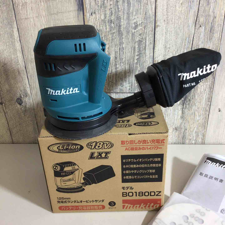 ★マキタ(makita) コードレスランダムオービットサンダ BO180DZ【戸田店】