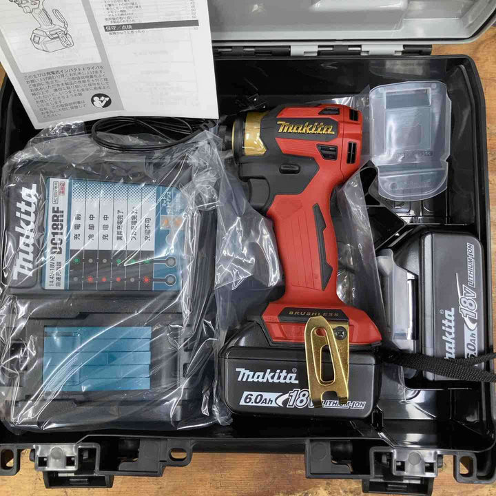 【未使用品】マキタ makita コードレスインパクトドライバー TD173DGXPR プレミアムレッド 20周年 限定色 プレミアムカラー【柏店】