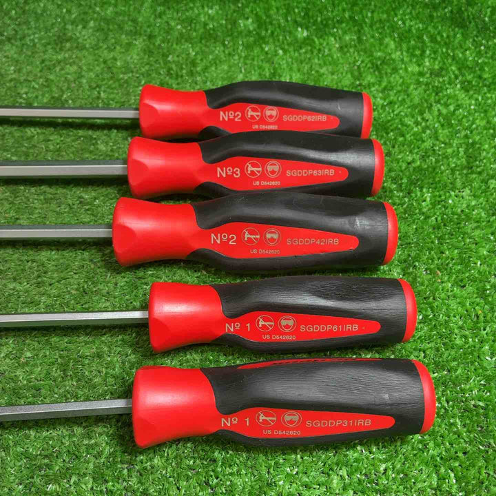 Snap-on SGDDP50BR ダイヤモンドチップ ドライバーセット スナップオン 赤【藤沢店】