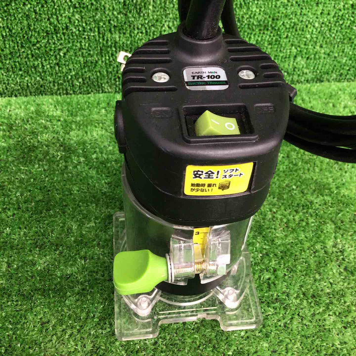 【現状品】 EARTH MAN 電動トリマ TR-100 【鴻巣店】
