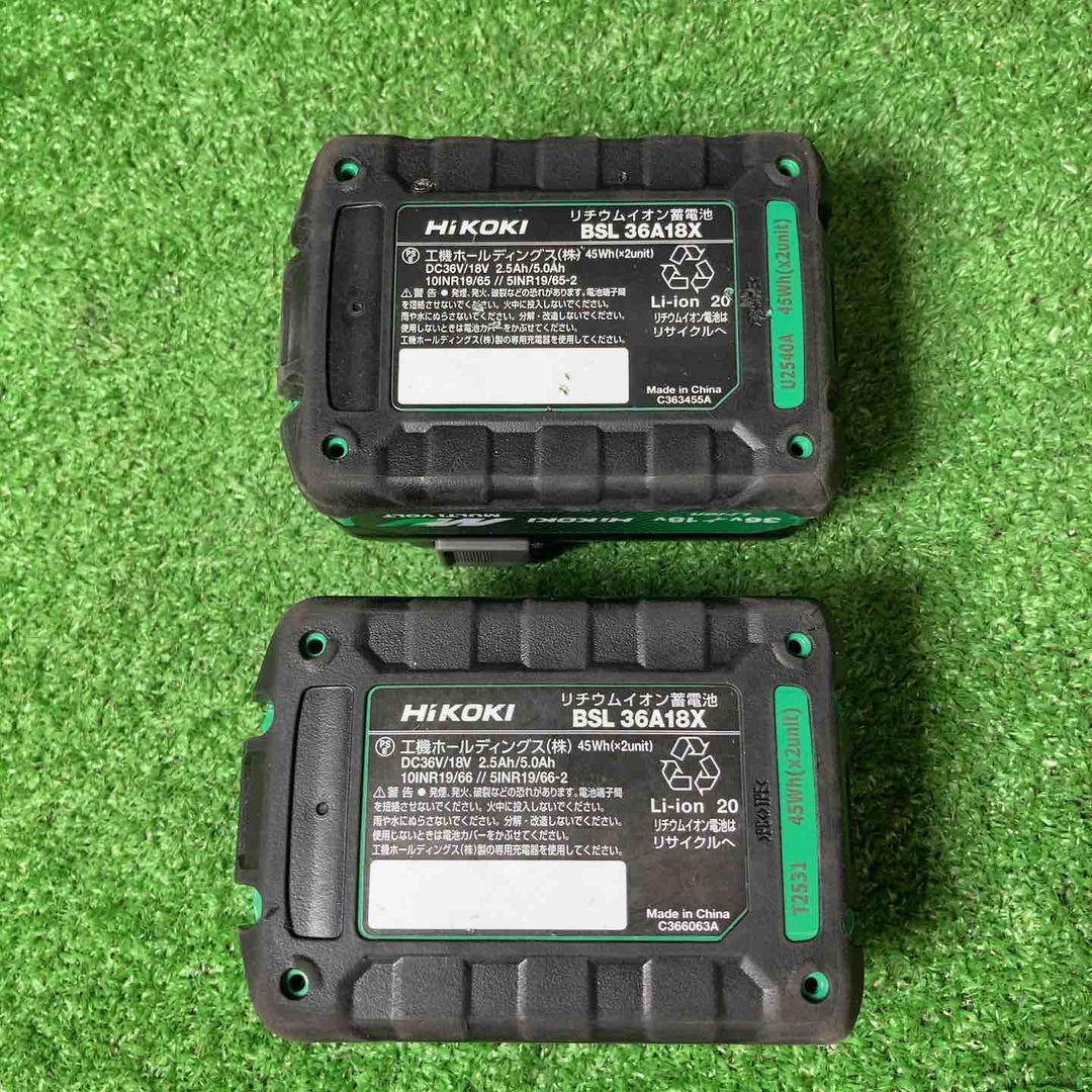 【美品】★ハイコーキ(HIKOKI ※旧:日立工機) コードレスマルノコ C1806DB(2XPZ) 黒鯱チップソー付♪【岩槻店】