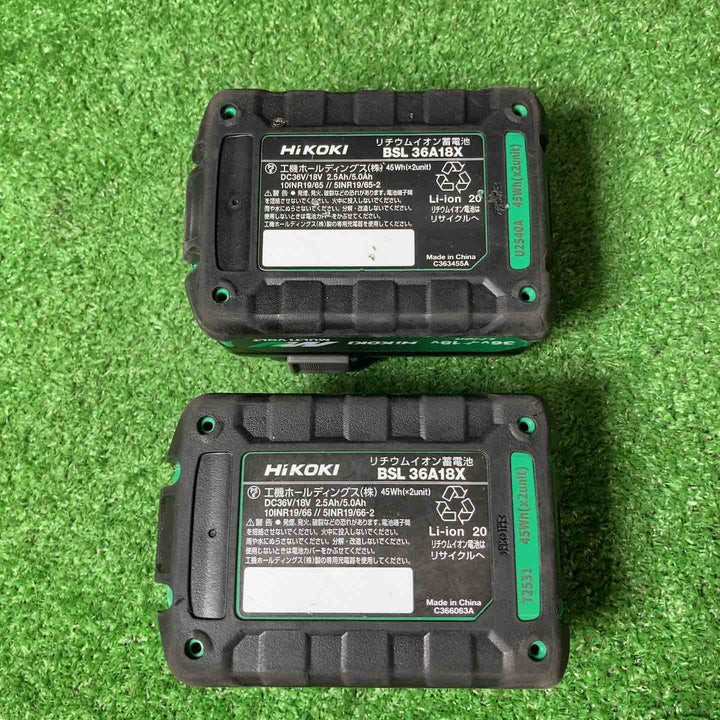 【美品】★ハイコーキ(HIKOKI ※旧:日立工機) コードレスマルノコ C1806DB(2XPZ) 黒鯱チップソー付♪【岩槻店】
