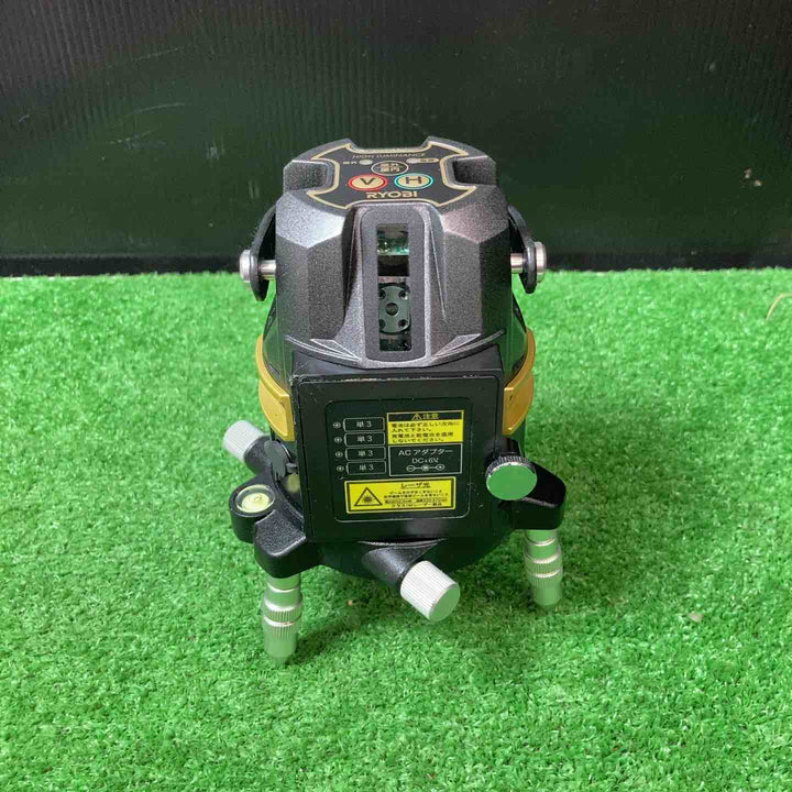 ◇リョービ レーザー墨出器 635nm赤色半導体レーザ 作業範囲:屋内約10m/屋外約25m 収納ケース付 HLL-700 受光器付き！【岩槻店】