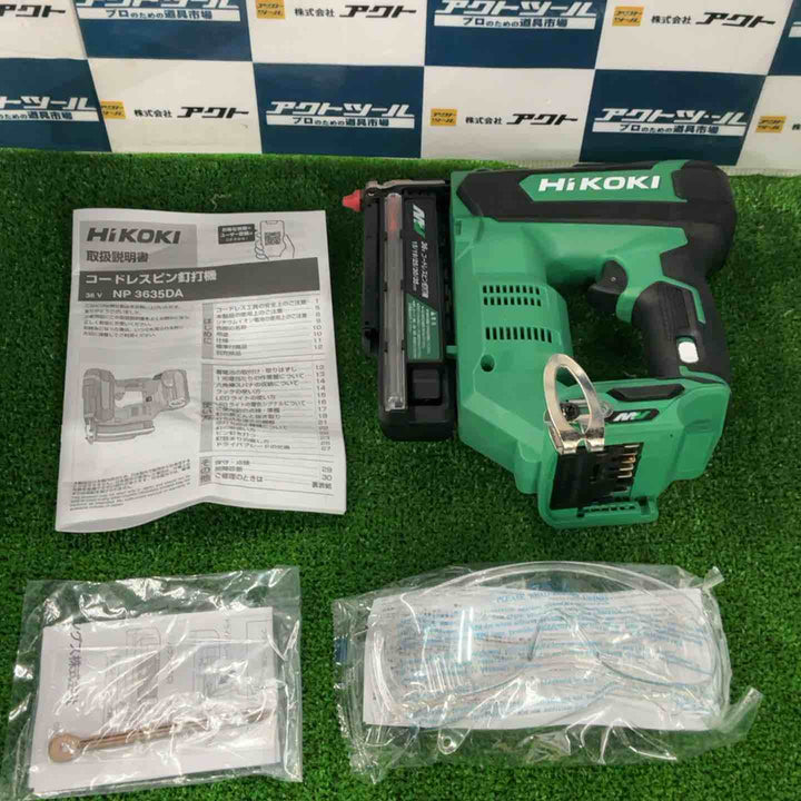 ★ハイコーキ(HIKOKI ※旧:日立工機) コードレスピンネイラ NP3635DA(NNK)【草加店】
