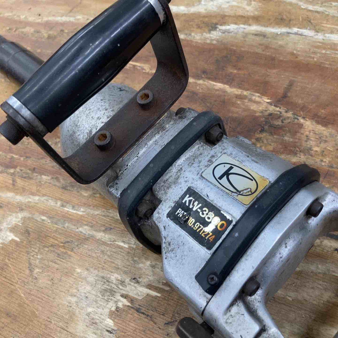 【中古品】◇空研(KUKEN) 1"エアインパクトレンチ KW3800 25.4mm【柏店】