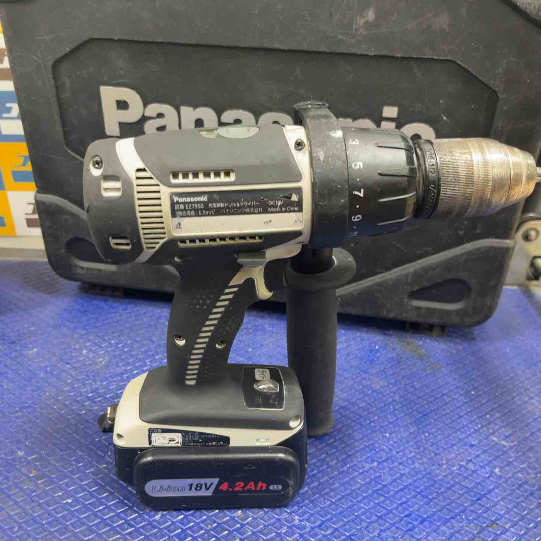 ◇パナソニック(Panasonic) コードレス振動ドリルドライバ  EZ7950LS2S-H【草加店】