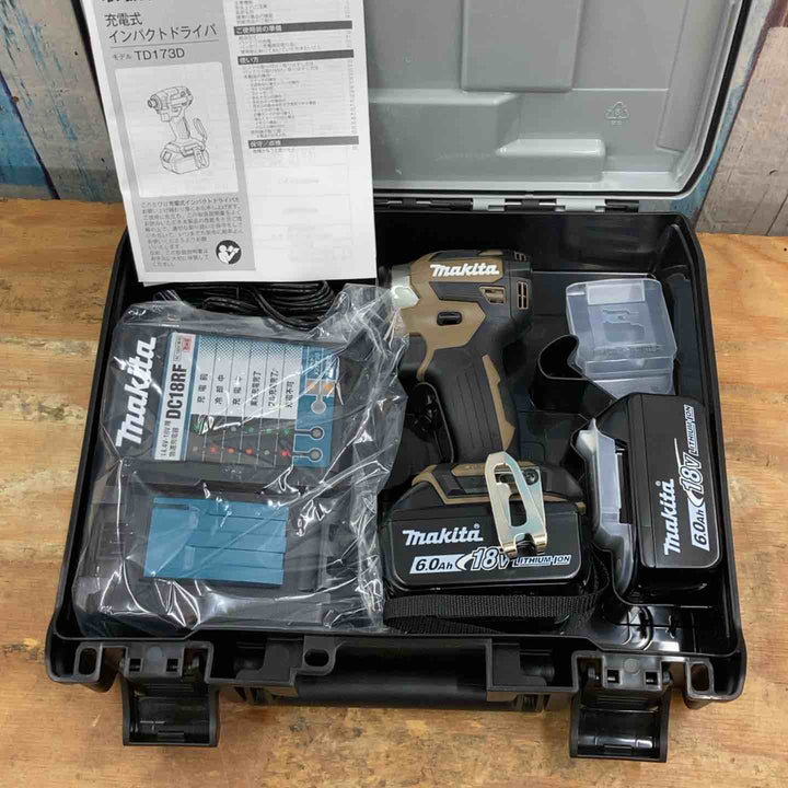 ▼マキタ(makita) コードレスインパクトドライバー TD173DGXAB ２台セット 限定色【柏店】