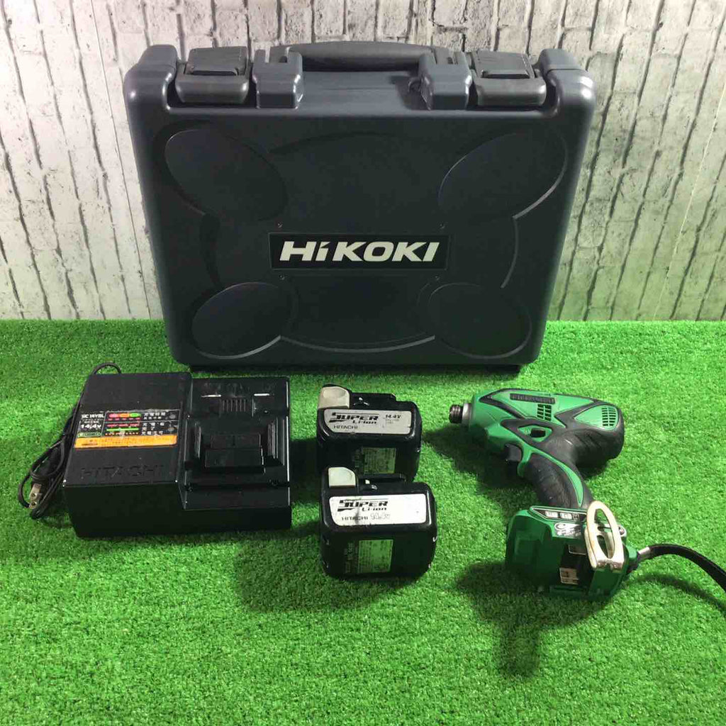 HiKOKI(旧日立工機) コードレス電子パルスドライバ WM14DBL(2LSCK)(L)【川口店】 HiKOKI(旧日立工機) コードレス電子パルスドライバ WM14DBL(2LSCK)(L