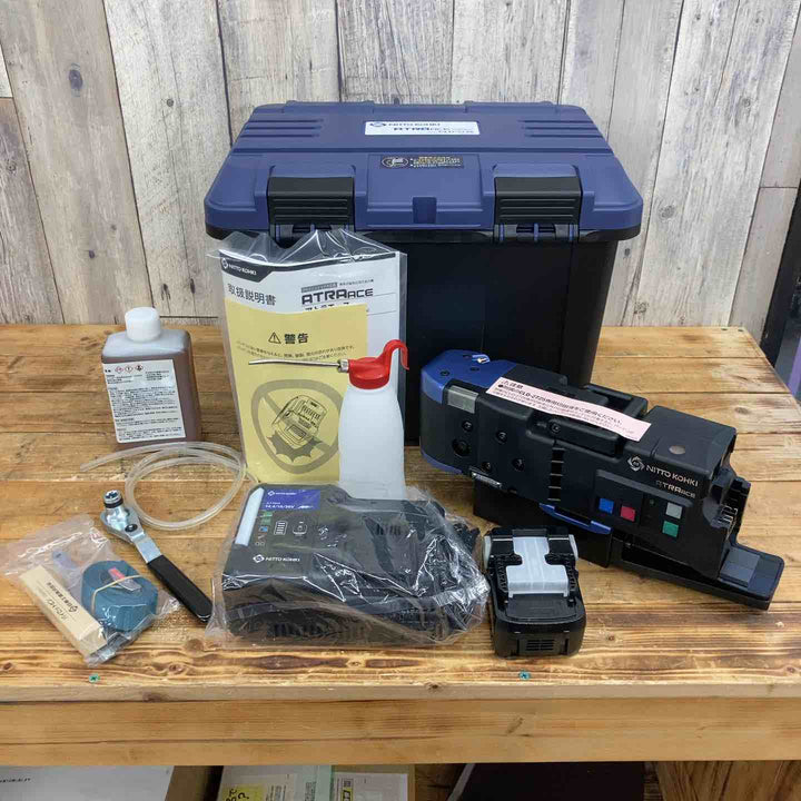 【未使用店頭展示品】 日東工器 アトラエース 磁気ボール盤 コードレスタイプ CLO-2725 フルセット品 【東大和店】