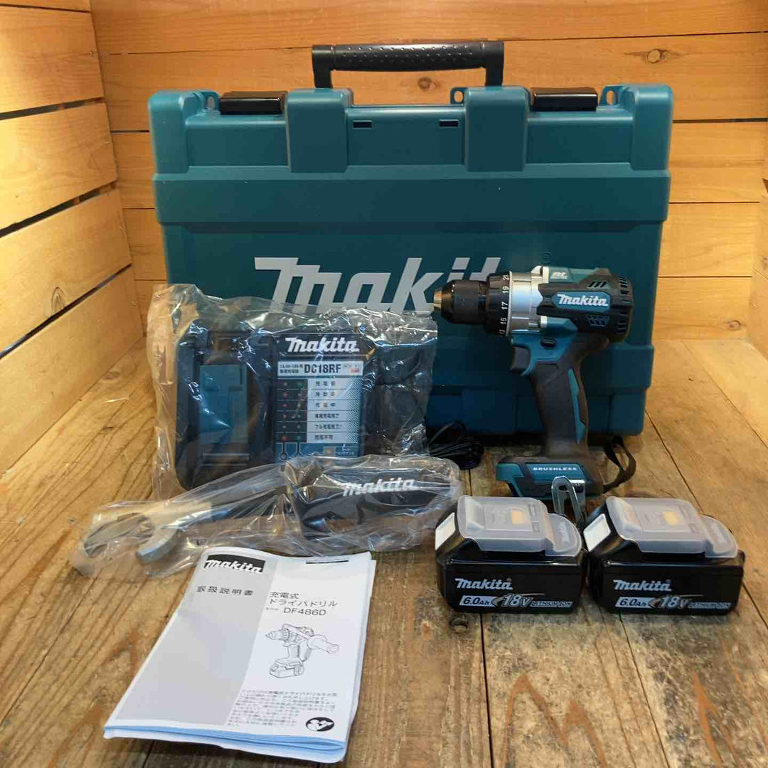 ★マキタ(makita) コードレスドリルドライバー DF486DRGX【所沢店】