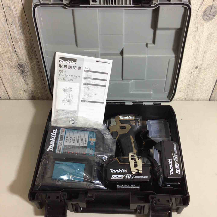★マキタ(makita) コードレスインパクトドライバー TD173DGXAB【戸田店】