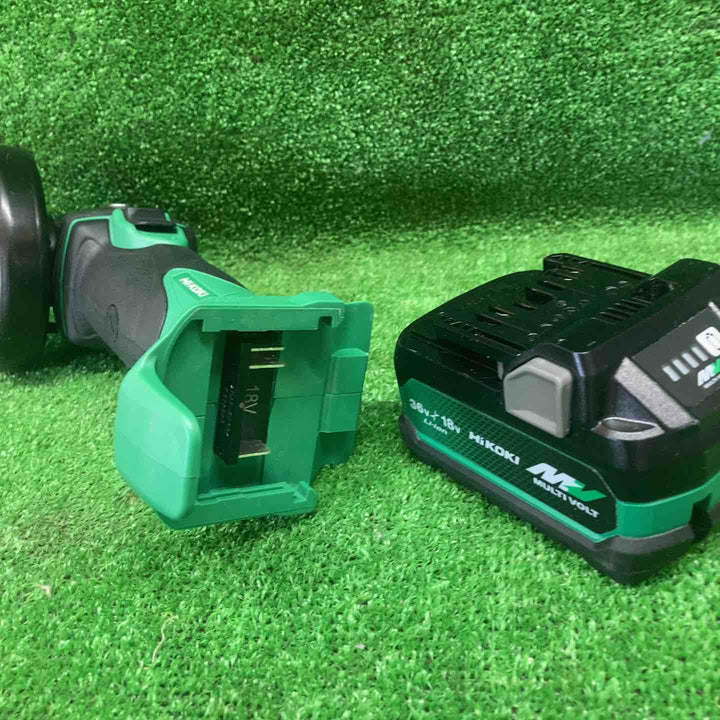 HiKOKI(ハイコーキ) 18V コードレスディスクグラインダー 耐久性向上 蓄電池1個・充電器・ケース付き G18DSL2(XP)【川越店】