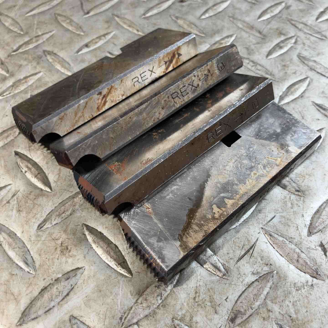 REX レッキス PIPE MACHINE DIES AC 15A - 20A 自動切上げチェーザ 161407 10箱入り ねじ切り パイプマシン 替刃 【草加店】
