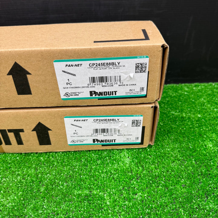 【未使用品】PANDUIT パンドウィット パッチパネルキット 2個セット CP245E88BLY 【電材館越谷店】