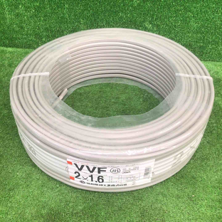 【未使用品】 協和・太陽ケーブルテック・SFCC VVFケーブル 2芯×1.6mm 【鴻巣店】