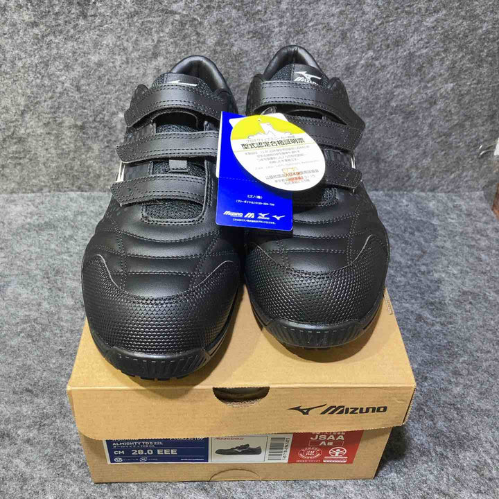 ミズノ 安全靴 オールマイティTD2 22L F1GA2301 09：ブラック×ホワイト 28.0cm【桶川店】