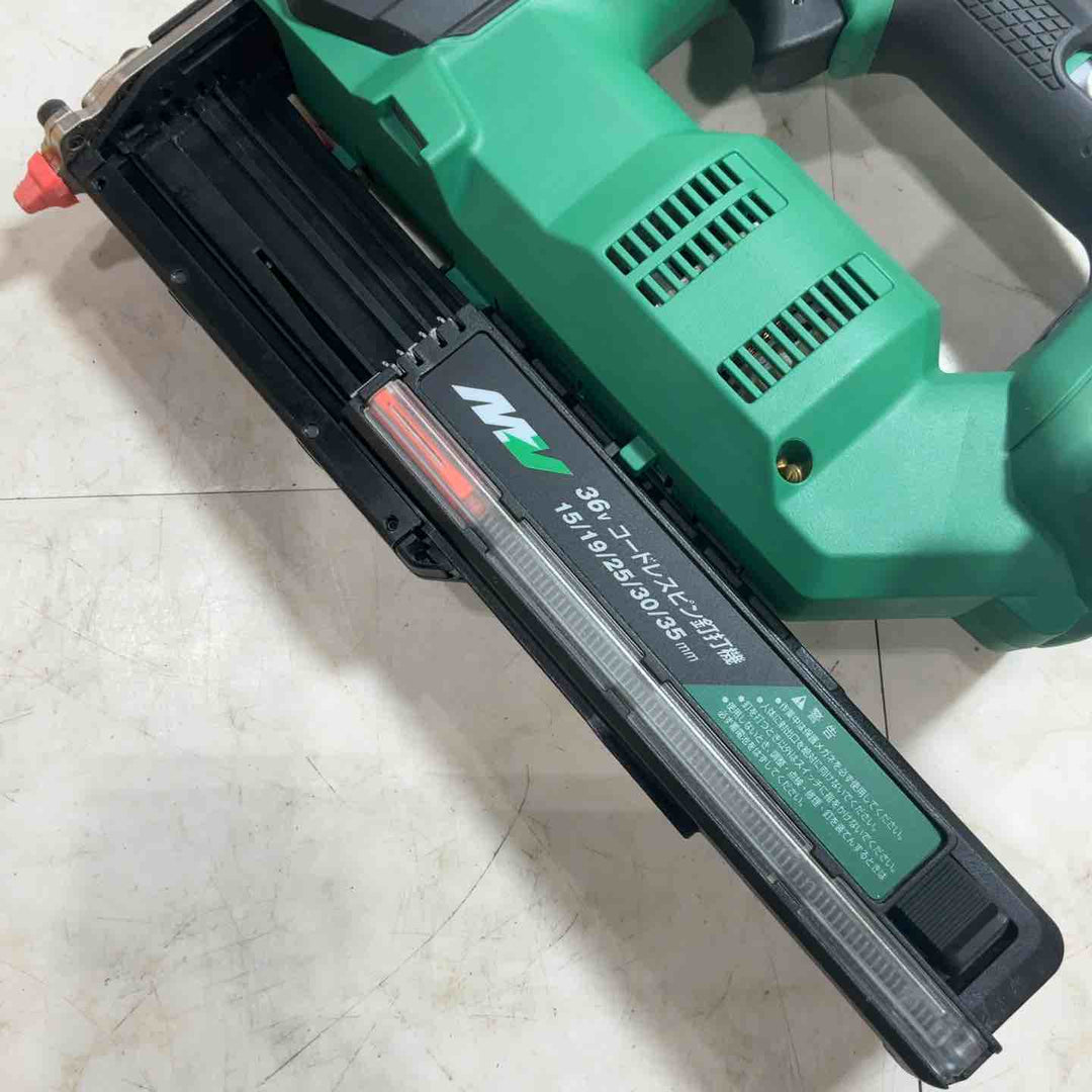 ★ハイコーキ(HIKOKI ※旧:日立工機) コードレスピンネイラ NP3635DA(XPZ) 36V フルセット 動作確認済み【川口店】