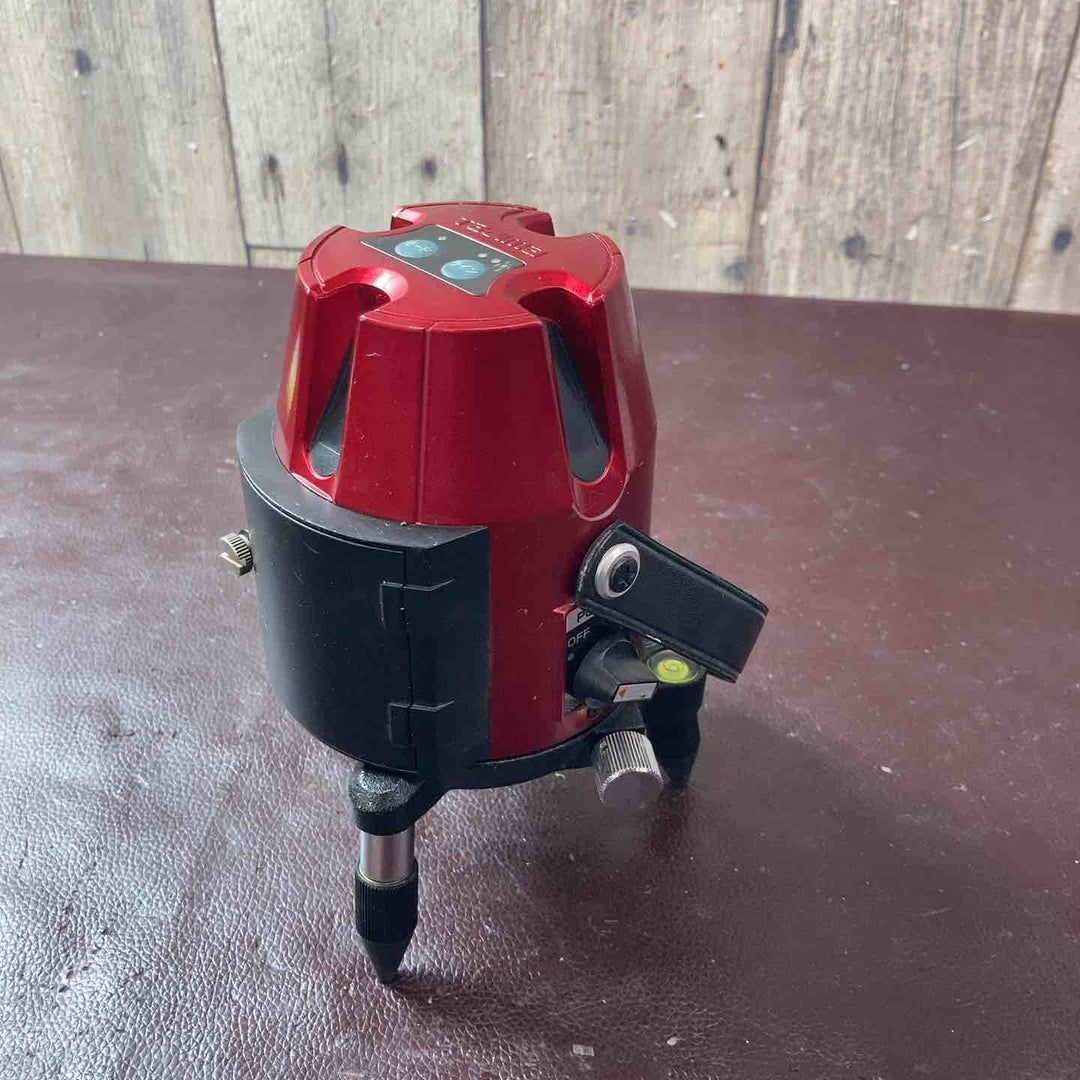 【中古品】タジマ(Tajima)  レーザー墨出し器 ゼロTYZ 縦・横・地墨 ZERO-TYZ 受光器付【東大和店】