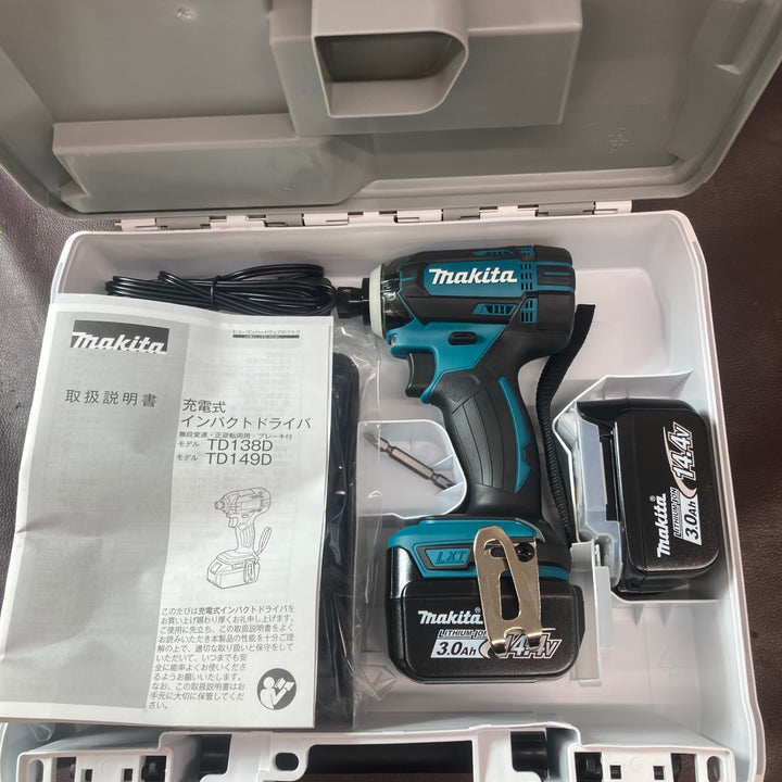 【未使用(店頭展示品)】マキタ(makita)コードレスインパクトドライバー TD138DRFX 3台セット【東大和店】