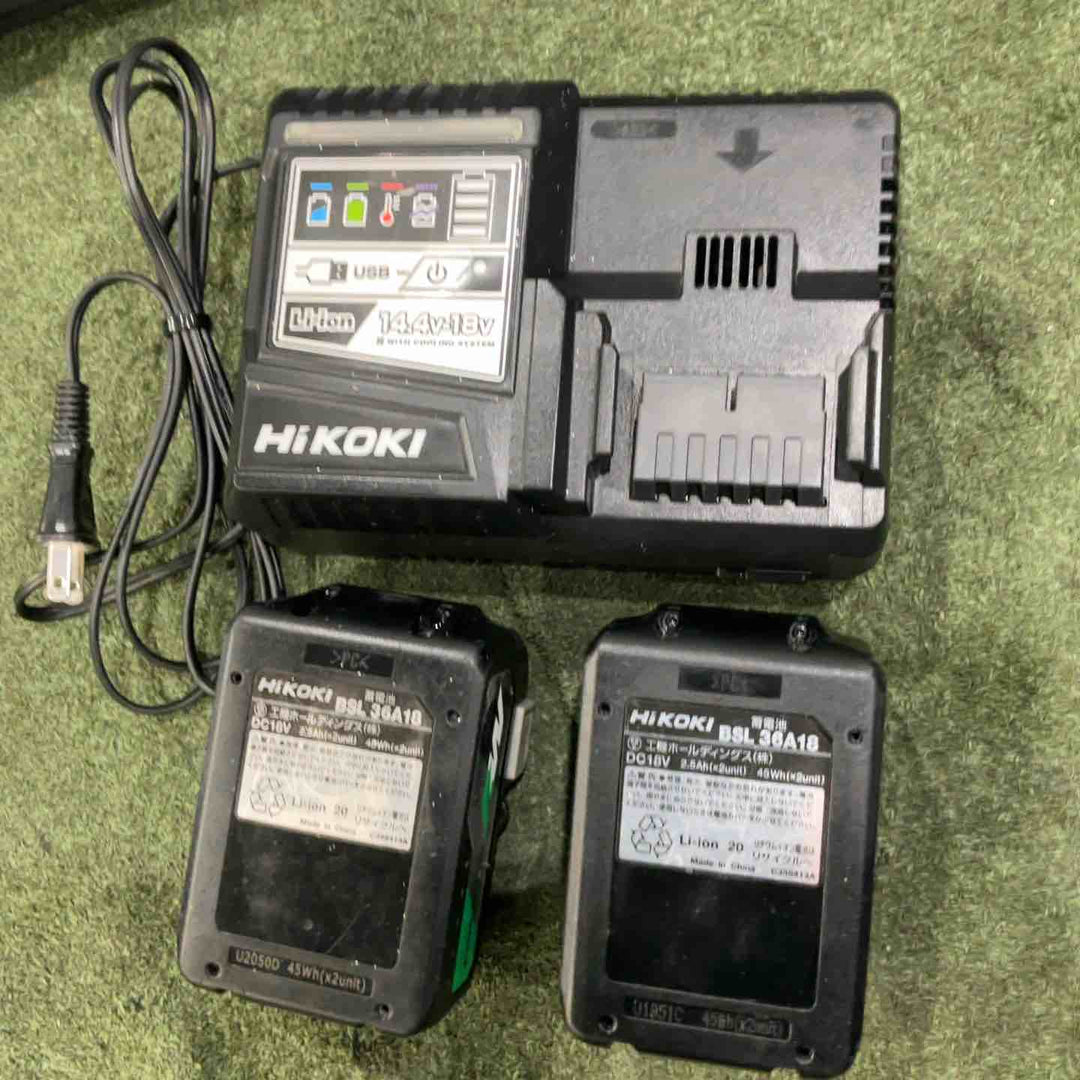 ★ハイコーキ(HIKOKI ※旧:日立工機) コードレスハンマドリル DH36DPA(2XP) 36V 動作確認済【川口店】