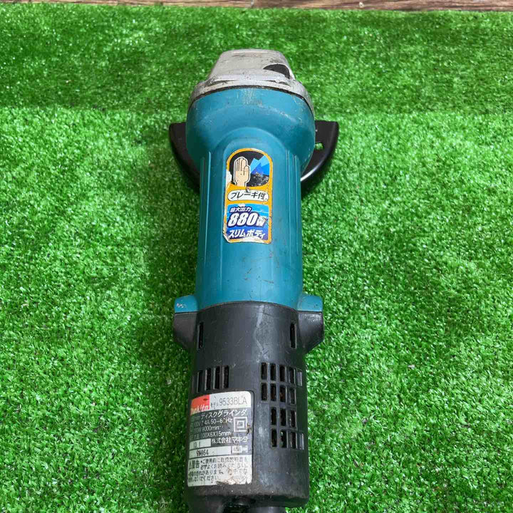 マキタ(makita) 100mmディスクグラインダ 9533BLA 低速高トルク ブレーキ付モデル【桶川店】