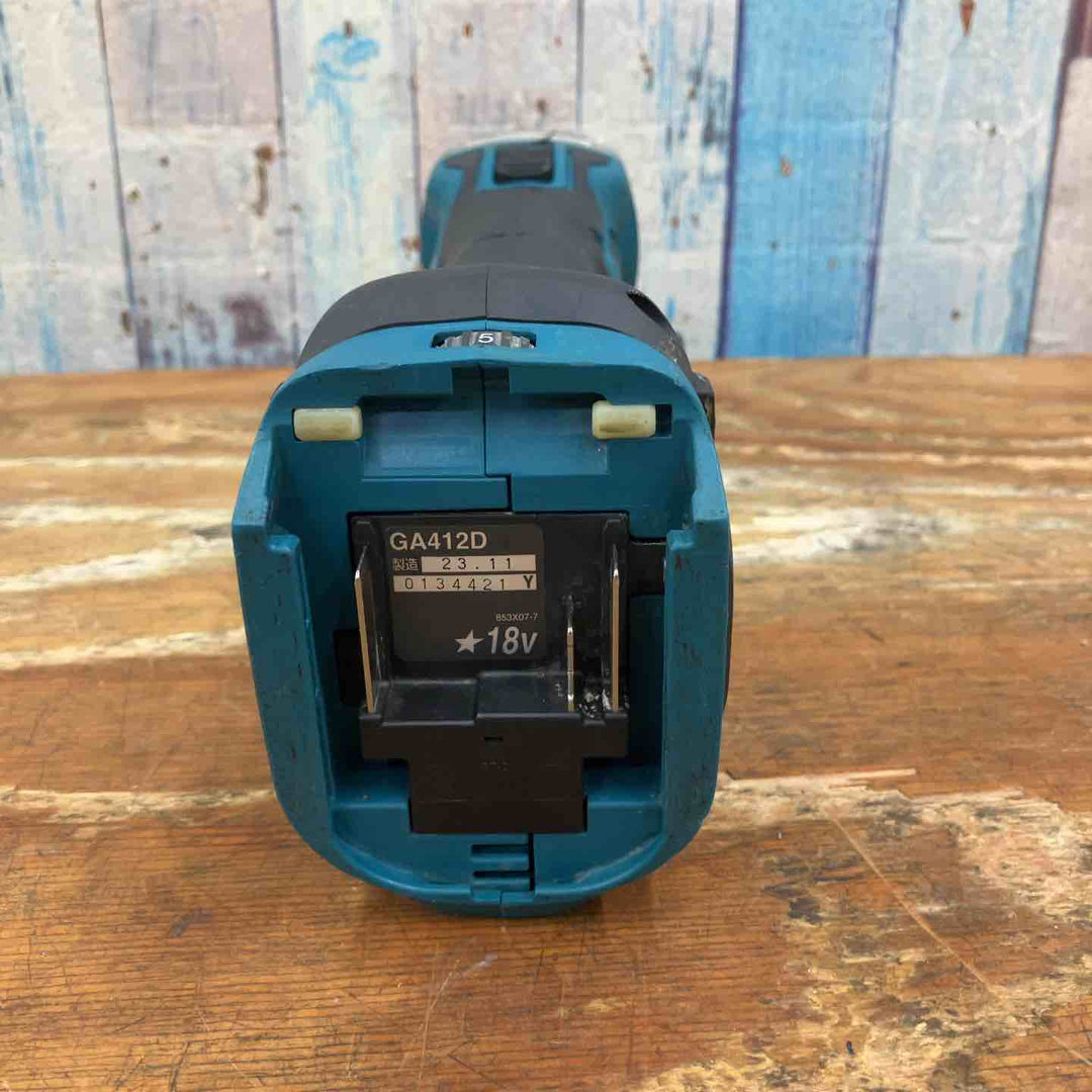 ★マキタ(makita) 100mmコードレスディスクグラインダ GA412DZ【柏店】