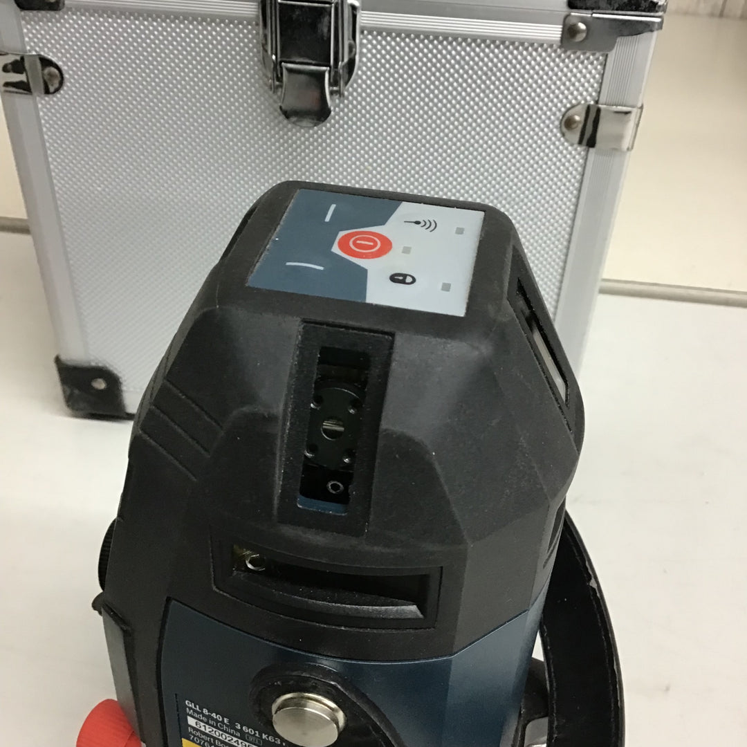 【中古品 美品】○ボッシュ BOSCH 電子整準方式 ・レーザー墨出し器 GLL8-40E【戸田店】