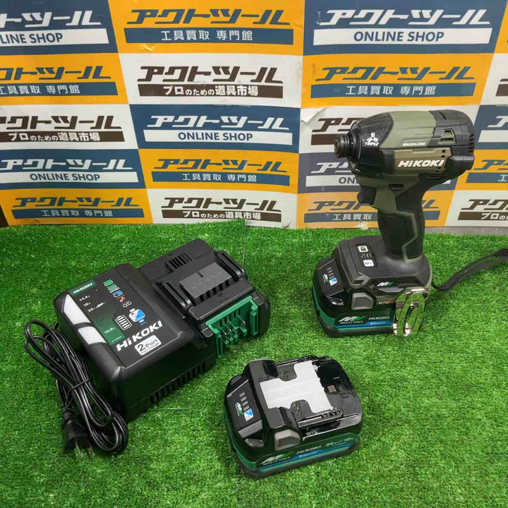★ハイコーキ(HIKOKI ※旧:日立工機) コードレスインパクトドライバ フォレストグリーン WH36DD(2XHGSZ)【草加店】