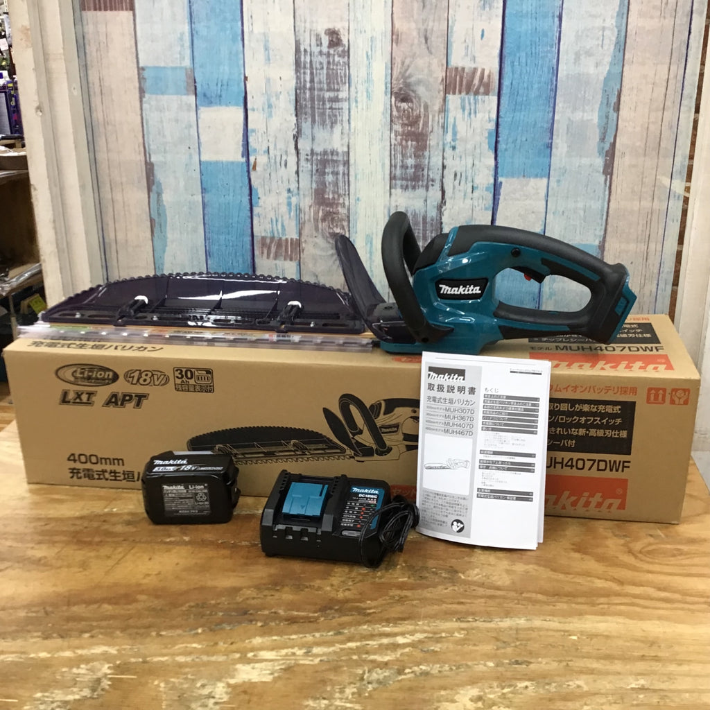 未使用品】makita マキタ MUH407DSF 400mm 充電式生垣バリカン