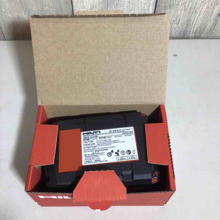 ★ヒルティ(Hilti) リチウムイオンバッテリー B22 4.0 22V【戸田店】
