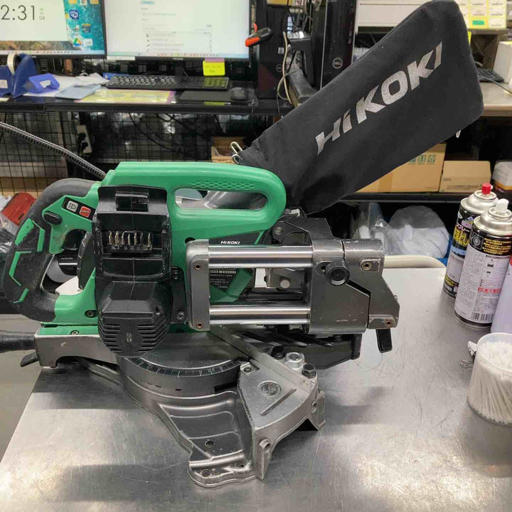 ★ハイコーキ(HIKOKI ※旧:日立工機) コードレス卓上スライド丸のこ C3606DRA(NN)【戸田店】