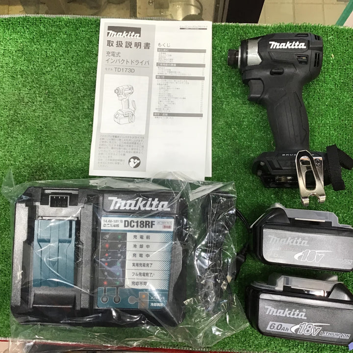 【未使用】マキタ(makita) コードレスインパクトドライバー TD173DRGXB【草加店】