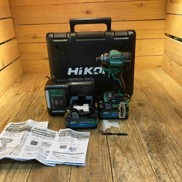 【未使用品】ハイコーキ(HIKOKI ※旧:日立工機) コードレスインパクトドライバー WH36DC(2XPSZ)(L)【所沢店】