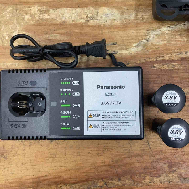 【中古品】◇パナソニック(Panasonic) コードレスドリルドライバー スティックドリルドライバー  EZ7410LA2SR1 3.6V フルセット【柏店】