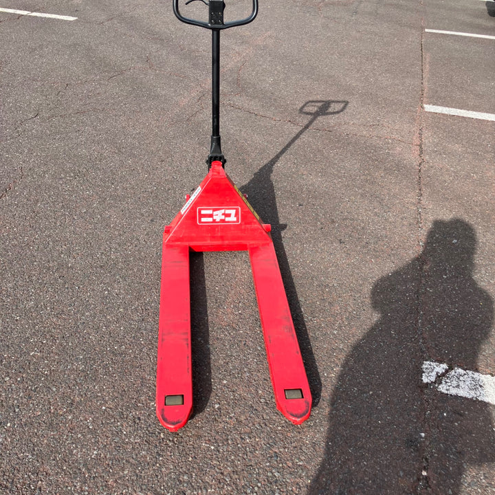 【店頭受取り限定】ニチユ ハンドパレット パレットトラック PT10S-18-100 耐荷重1000kg 爪長さ 1000mm【越谷店】
