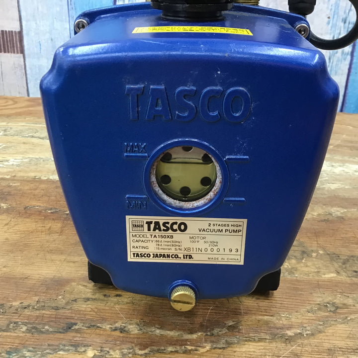 〇タスコ(TASCO) TA150XB 逆流防止弁付超軽量小型真空ポンプ【柏店】