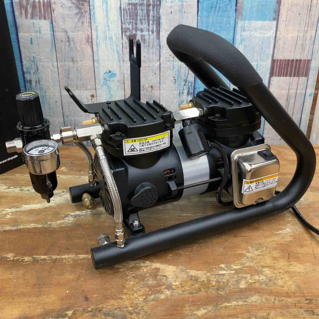 【中古品】アネスト岩田/iwata エアーブラシ用オイルフリーコンプレッサー IS-925HT【柏店】